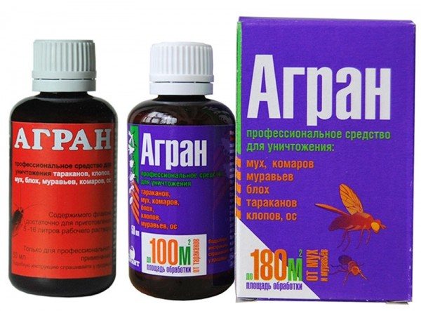 Agran for combating bedbugs: composition, instructions, safety rules