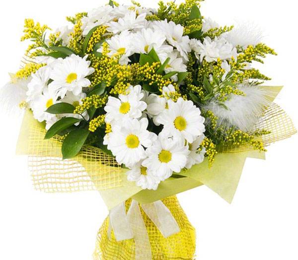 white-yellow bouquet