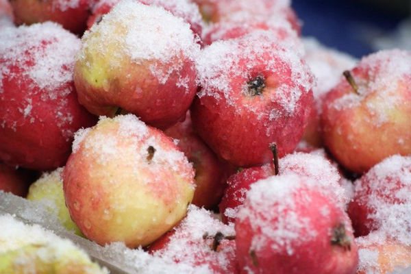 Înghețați rapid merele