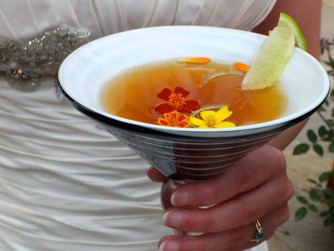 Marigold tea is used to enhance immunity