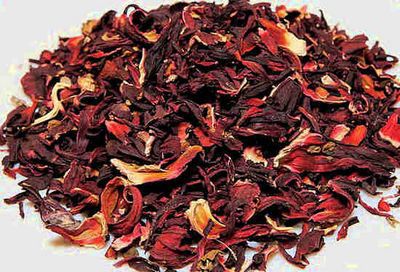 Hibiscus petal tea