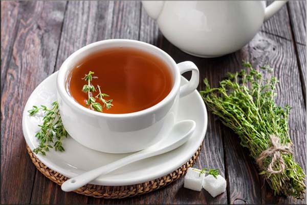 Thyme tea helps with colds, coughs, asthma attacks, muscle relief from cramps go away