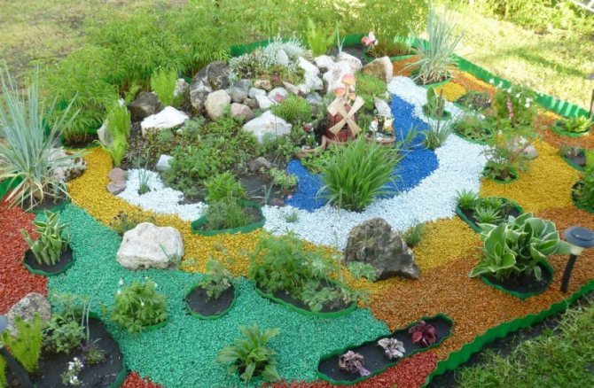 colored stone for landscaping
