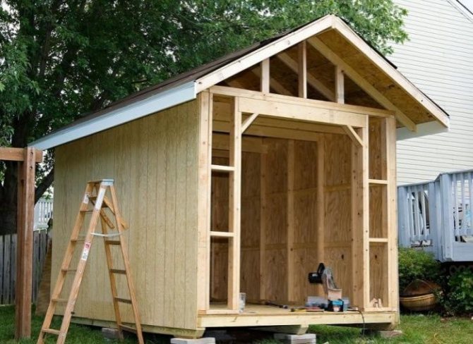 dřevěná bouda pro letní chaty