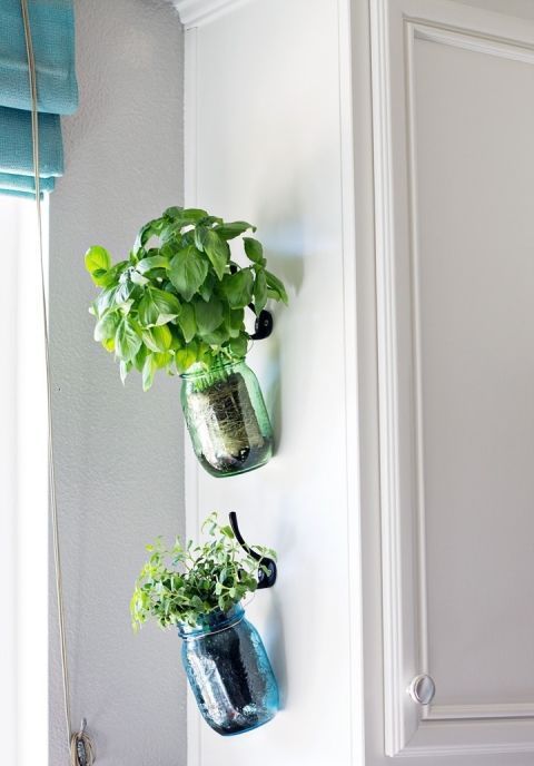 Photo number 6: How to place indoor plants in the interior if there is no room for them