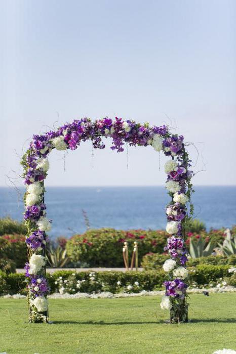 фото арка за цветя