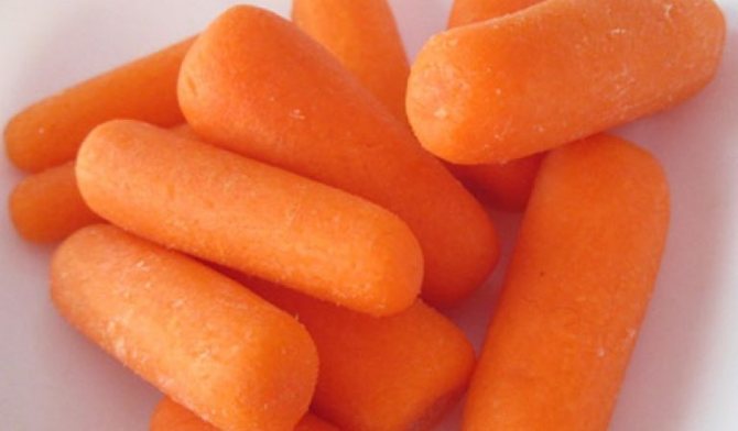 Care este numele soiului mini morcov