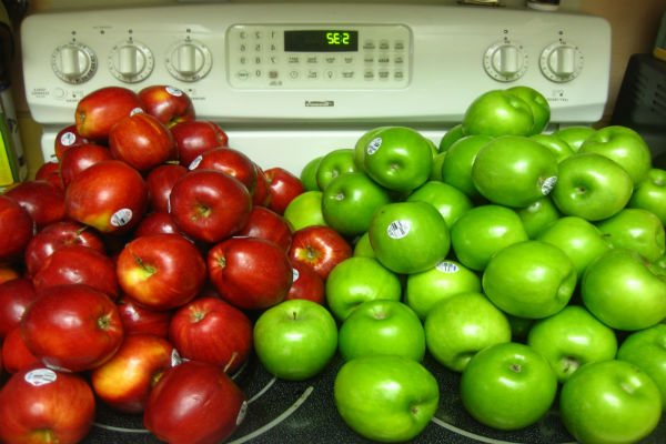 Wie man Äpfel im Gefrierschrank richtig einfriert