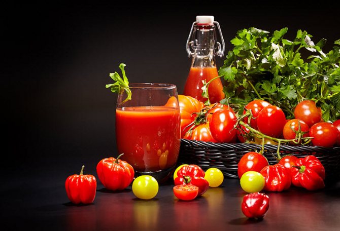 jak udělat rajčatový džus