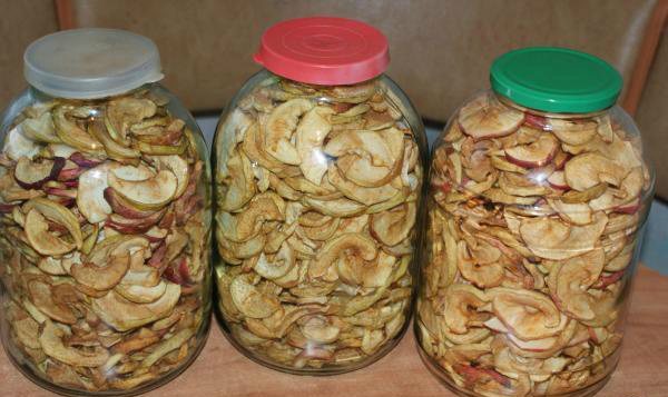 Как да пазим сушени ябълки от хранителни молци
