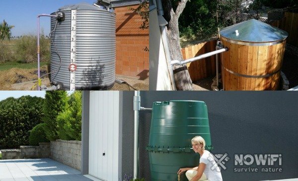 how to choose a container for collecting rainwater