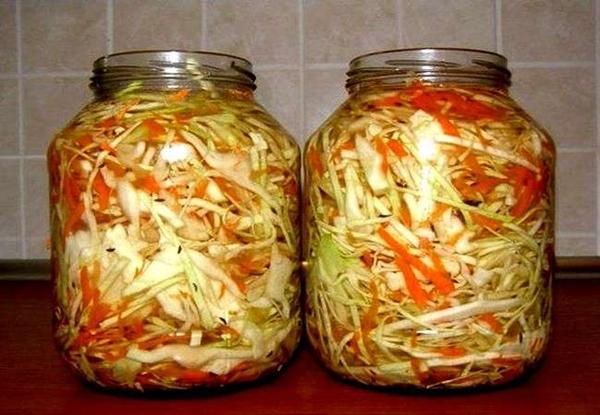 cabbage with aspirin for the winter