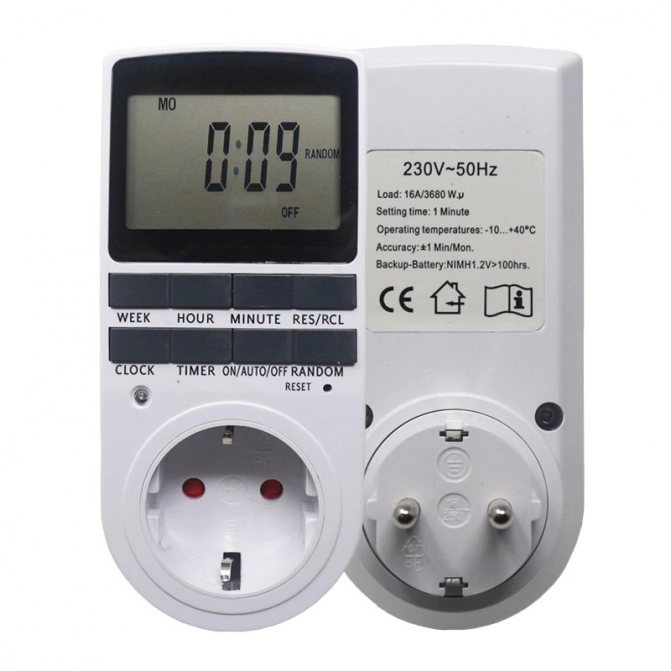 Ketotek electronic digital timer socket 230 V 50 Hz
