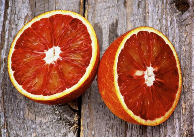 червени портокали снимки