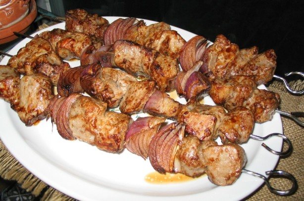 kebab cibule