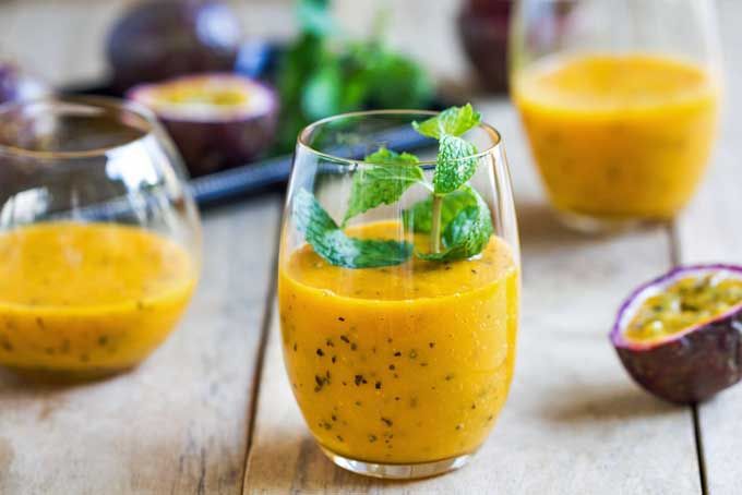 Passion fruit in drinks