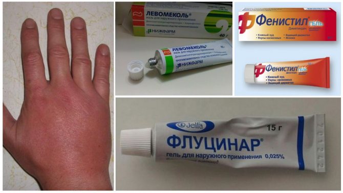Mosquito bite ointment