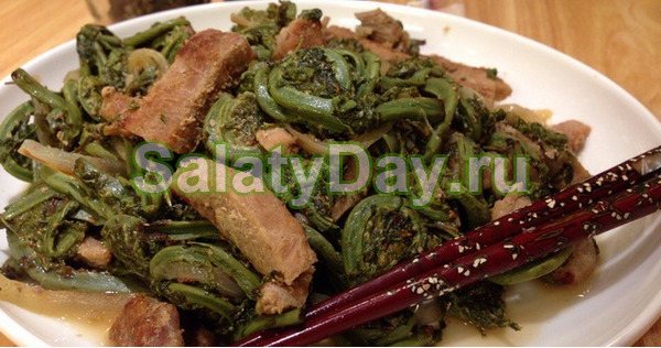 Fern Meat Salad - Kosari Cha