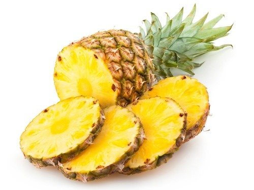 Sliced ​​pineapple