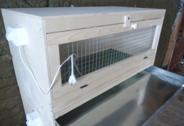 Někteří chovatelé drůbeže přizpůsobují staré skříňky a komody pro chov kuřat