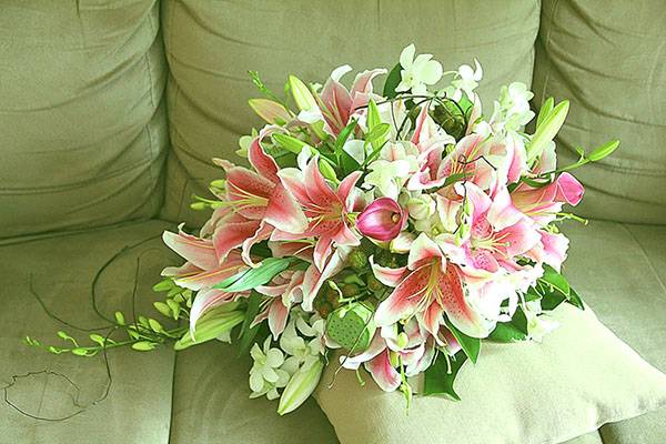 delicate bouquet for the bride