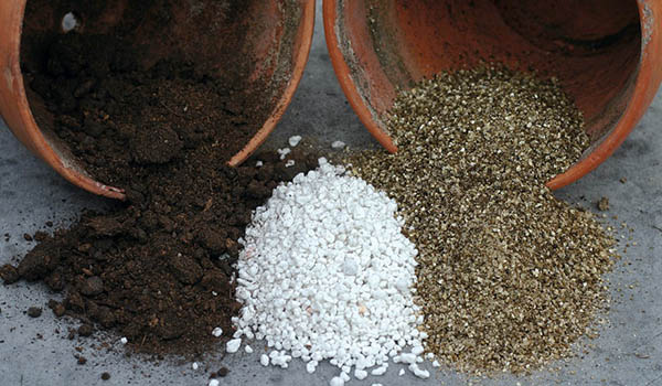 Perlite and vermiculite