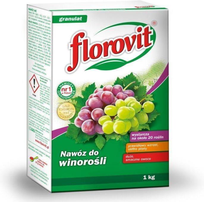 Подхранване на грозде през есента - минерален тор Florovit