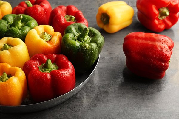Výhody a poškození papriky