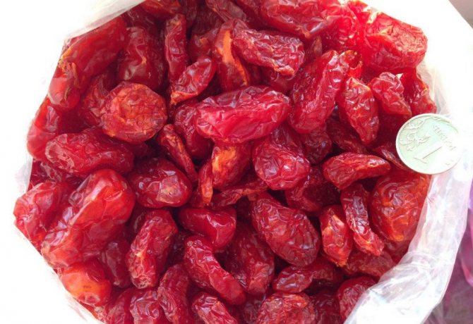 Roșii cherry din soiul Kizil