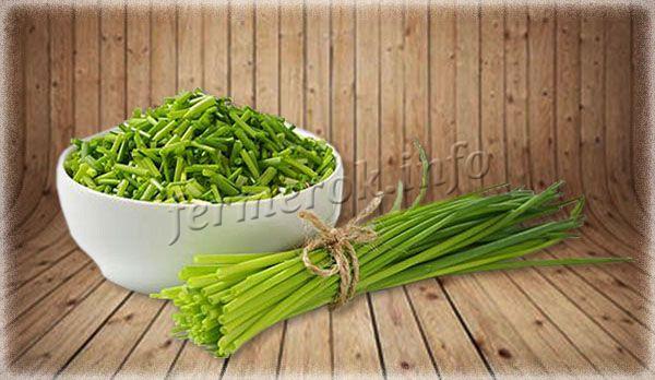 With regular use of Chives, there is a general improvement in the body.