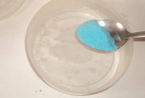 Preparation of a solution of copper sulfate
