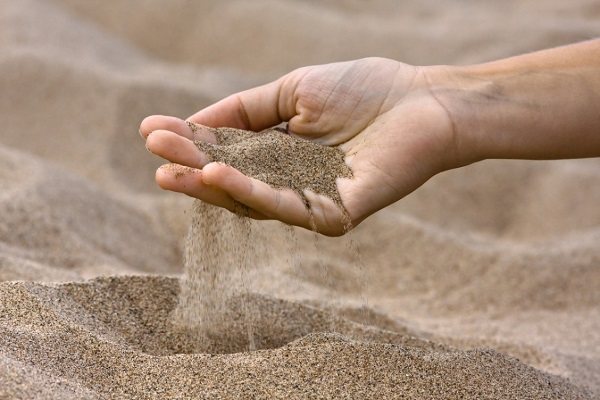 مثال التربة الرملية
