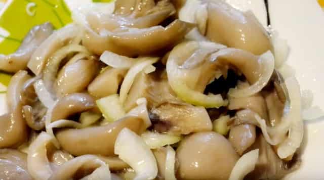A simple and quick recipe for pickling oyster mushrooms