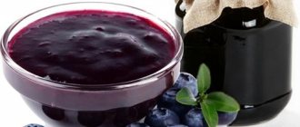 Kekosongan blueberry sederhana untuk musim sejuk