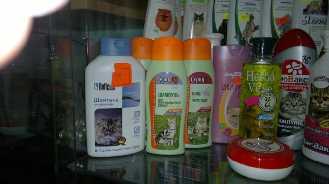 Variétés de shampooings
