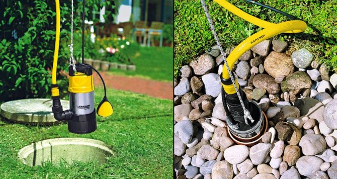 Garden submersible pumps for water from tanks