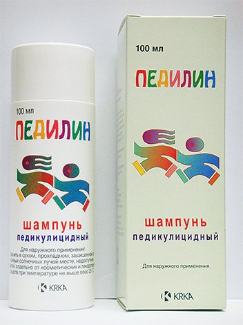 Shapun Pedilin - helps to cope with head lice