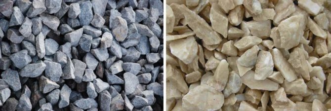 crushed stone for landscape design colored