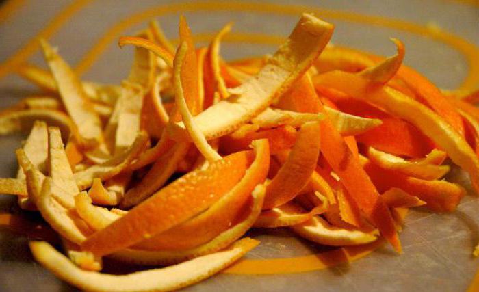 torkade apelsinskal applikationsrecept