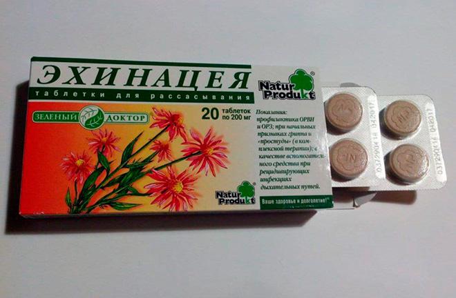 Echinacea tabletter