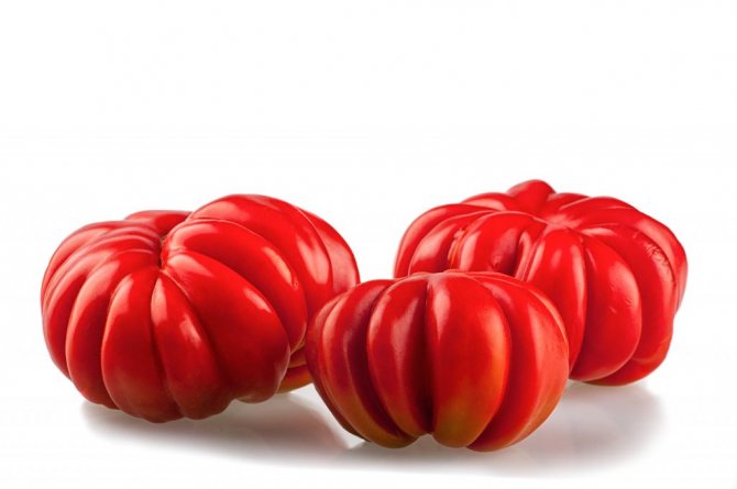 American ribbed tomato: paglalarawan at mga katangian ng pagkakaiba-iba, larawan, repasuhin