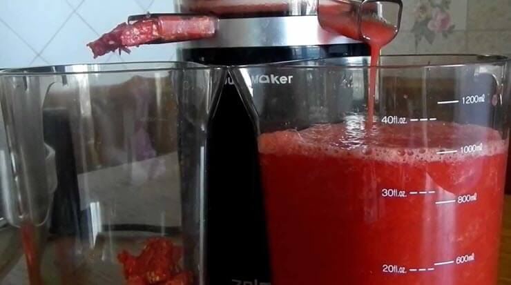 tomato juice for the winter