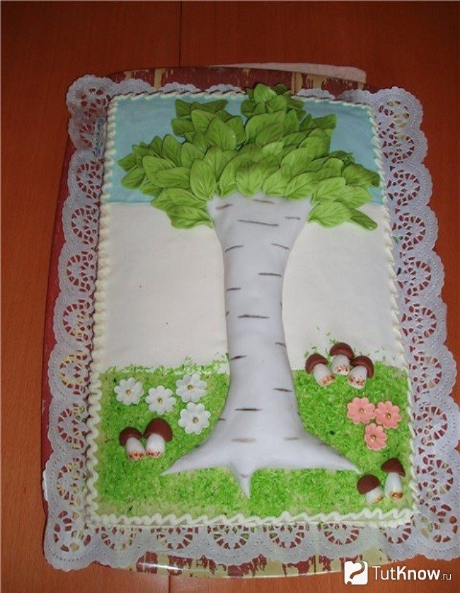 Birch cake