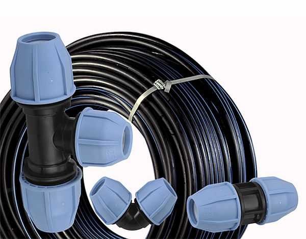 HDPE pipes for water supply systems are produced in coils or in lengths (depending on the diameter)