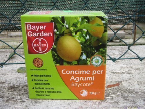 Fertilizer for citrus fruits