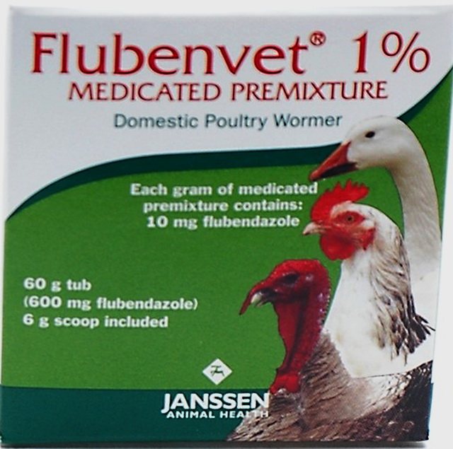 Packaging of the drug Flubenvet