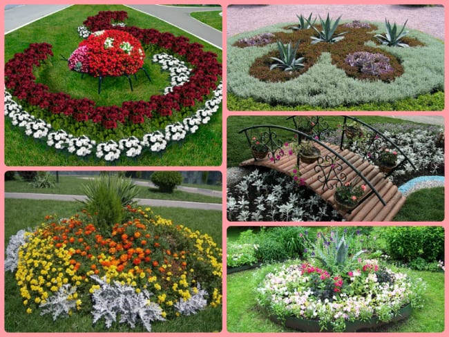 Design options for flower beds