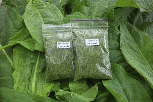 Types of medicinal compositions with horse sorrel