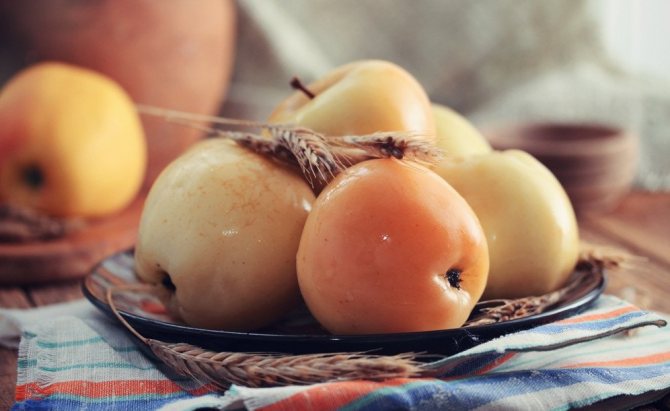 Vitaminové a minerální složení namočených jablek