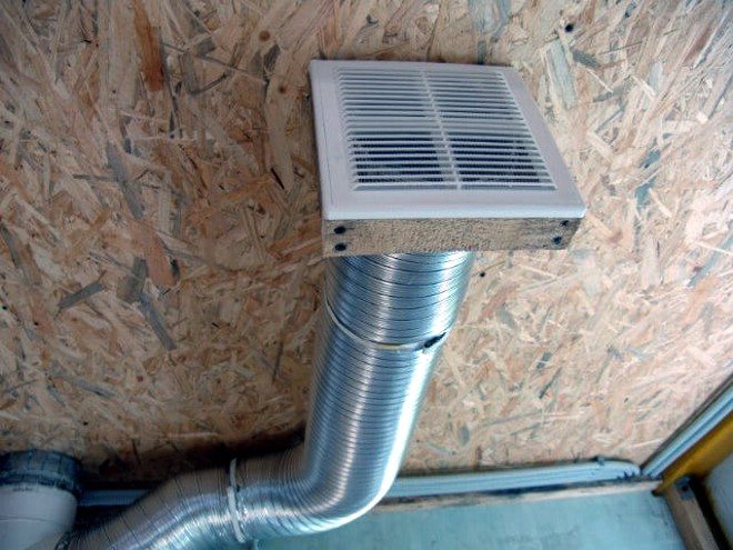 Изпускателен вентилатор под тавана